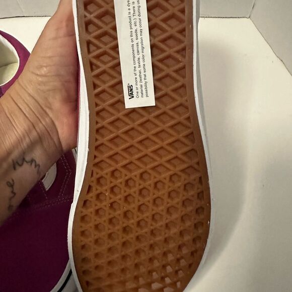 Vans Old Skool Skate Shoes Fuchsia Pink Purple Women’s size 9 NEW - Picture 10 of 16